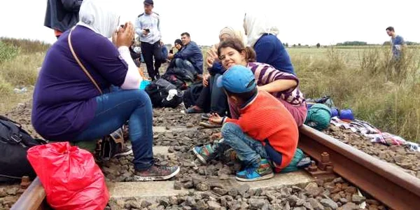 Copii imigranti Ungaria FOTO Daniel Dancea