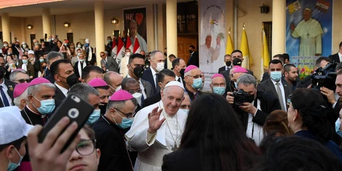 Papa Francisc vizită în Irak FOTO EPA-EFE