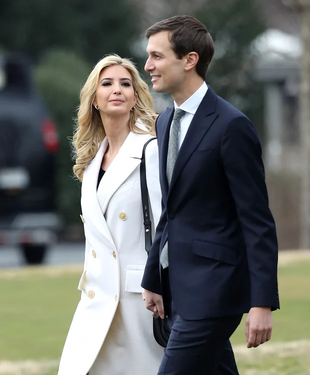 Ivanka Trump și soțul său, Jared Kushner, s-au distanțat de politică. FOTO: Getty Images