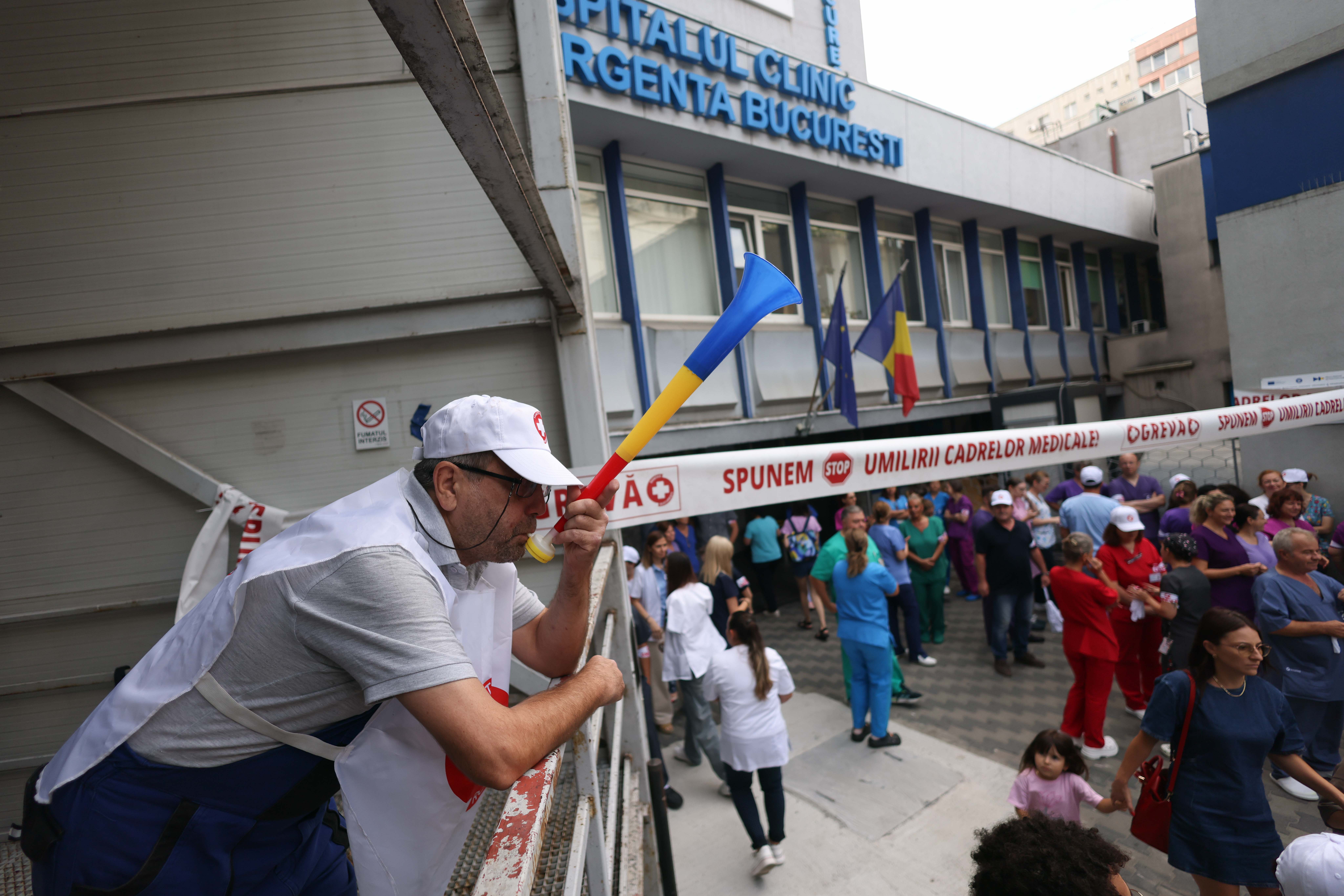Grevă generală SANITAS legea salarizarii sindicaliști proteste Inquam Photos / George Călin 4593 jpg
