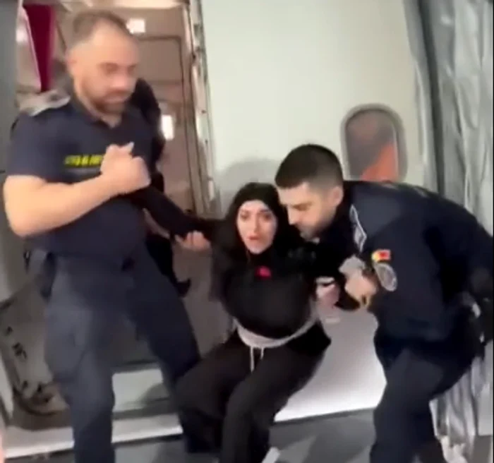 Incidentul a avut loc pe Aeroportul ”Henri Coandă” FOTO: captură video