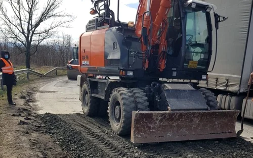 lucrari pe soseaua deva lugoj foto drdp timisoara