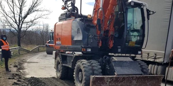 lucrari pe soseaua deva lugoj foto drdp timisoara