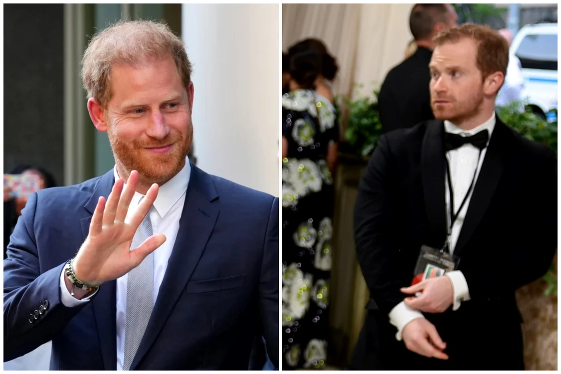 FotoJet Harry și dublura de la Met Gala jpg