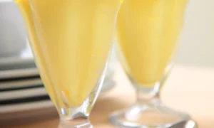 Vanilla puding with wipped cream jpeg