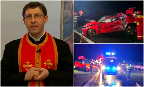 Preotul Remus Dobra nu purta centură de siguranță și avea permisul suspendat