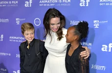 Shiloh Jolie Pitt, Angelina Jolie and Zahara Jolie Pitt GettyImages 864099896 jpeg