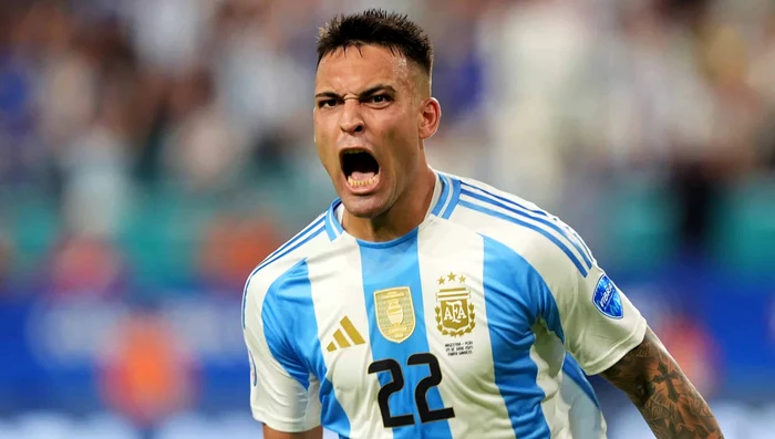 Lautaro Martinez, eroul Argentinei în finala Copei America 2024. FOTO: Facebook