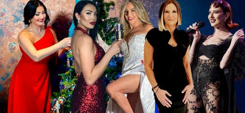Gabriela Cristea, Andreea Mantea, Florentina Opriș, Romanița Iovan și Lidia Buble au făcut parada modei, de Revelion 