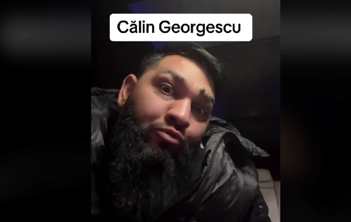 Călin Georgescu, susținut de interlopi FOTO Captură / TikTok/ georgepian07