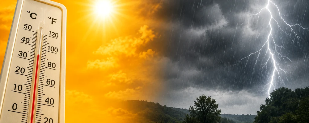 Meteo - vremea - furtuna si canicula