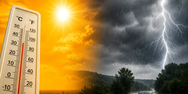 Meteo - vremea - furtuna si canicula
