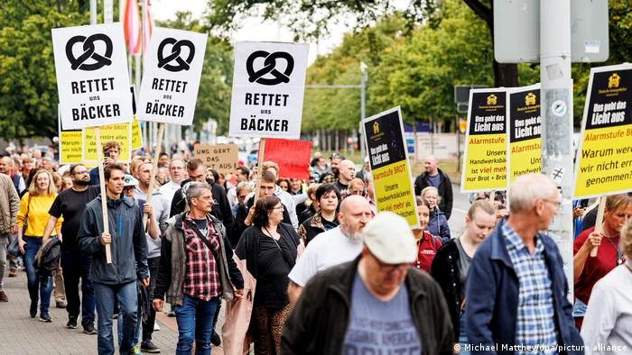Protest al brutarilor la Hanovra