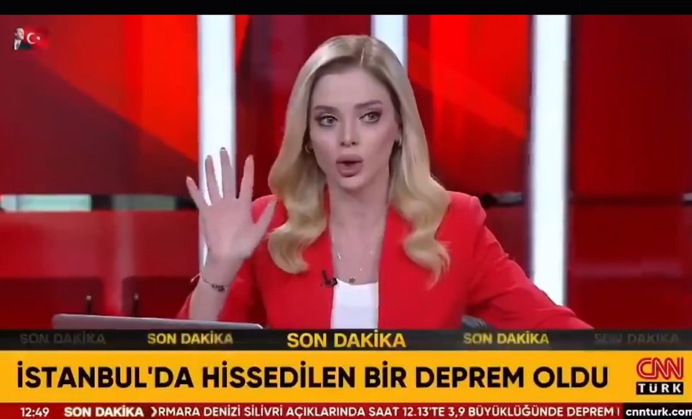 Cutremur major la Istanbul. Seismul s-a resimțit până în România. Momentul, surprins în direct la TV