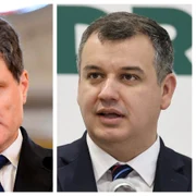 Nicușor Dan, Eugen Tomac. FOTO Mediafax Foto