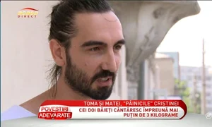 Gabriel Bălan, soţul Cristinei, este un tătic extrem de fericit (captură: ACASĂ TV) jpeg