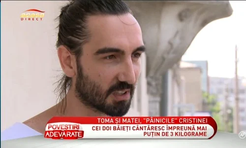 Gabriel Bălan, soţul Cristinei, este un tătic extrem de fericit (captură: ACASĂ TV) jpeg