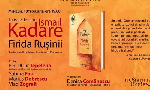 Lansare de carte: "Firida ruşinii" de Ismail Kadare jpeg