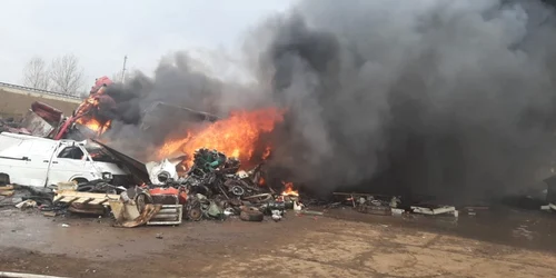 incendiu in simeria foto isu hunedoara