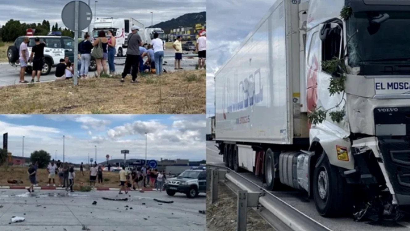
    Mai mulți români au imobilizat un șofer care a făcut accident mortal în Spania Foto: stiridiaspora.ro  