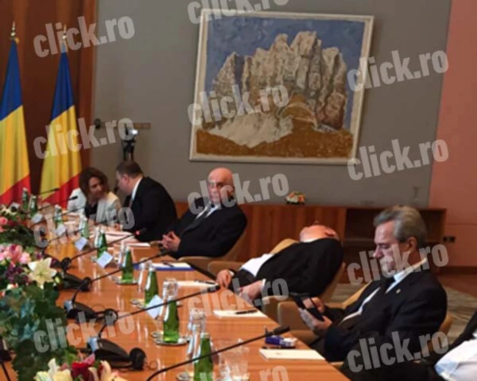Ce, credeaţi că dorm?  Da de unde, mă uitam la tablou cu capul în jos, poate înţeleg ce reprezintă