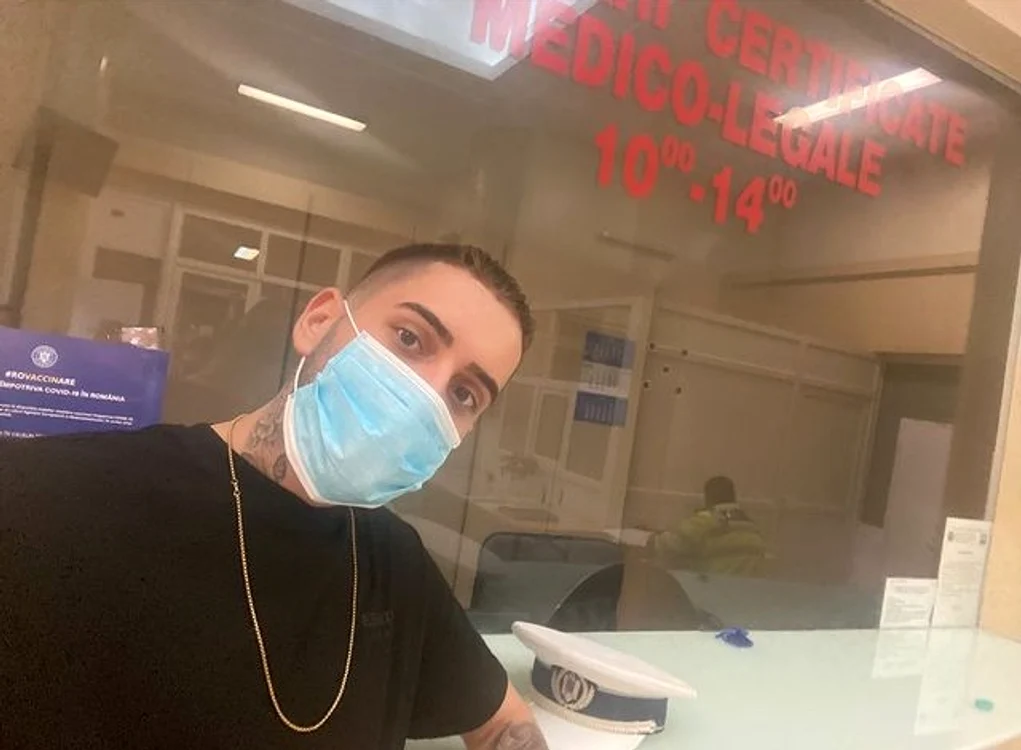 
    Fulgy a fost dus de oamenii legii la INML pentru a i se recolta probe biologicefoto: arhiva personală/Instagram  