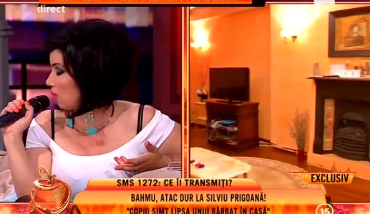 Adriana Bahmuţeanu s-a mutat cu cei doi copii într-un apartament din centrul Capitalei