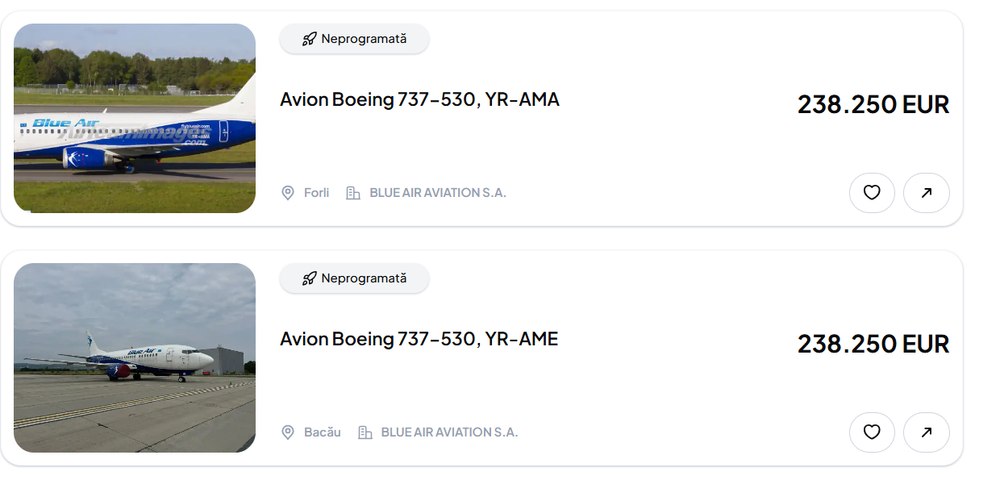 Afacerea Blue Air: Statul a plătit 319 milioane de lei pentru o companie garantată cu avioane de 30 ani și o pădurice. Cât s-a recuperat