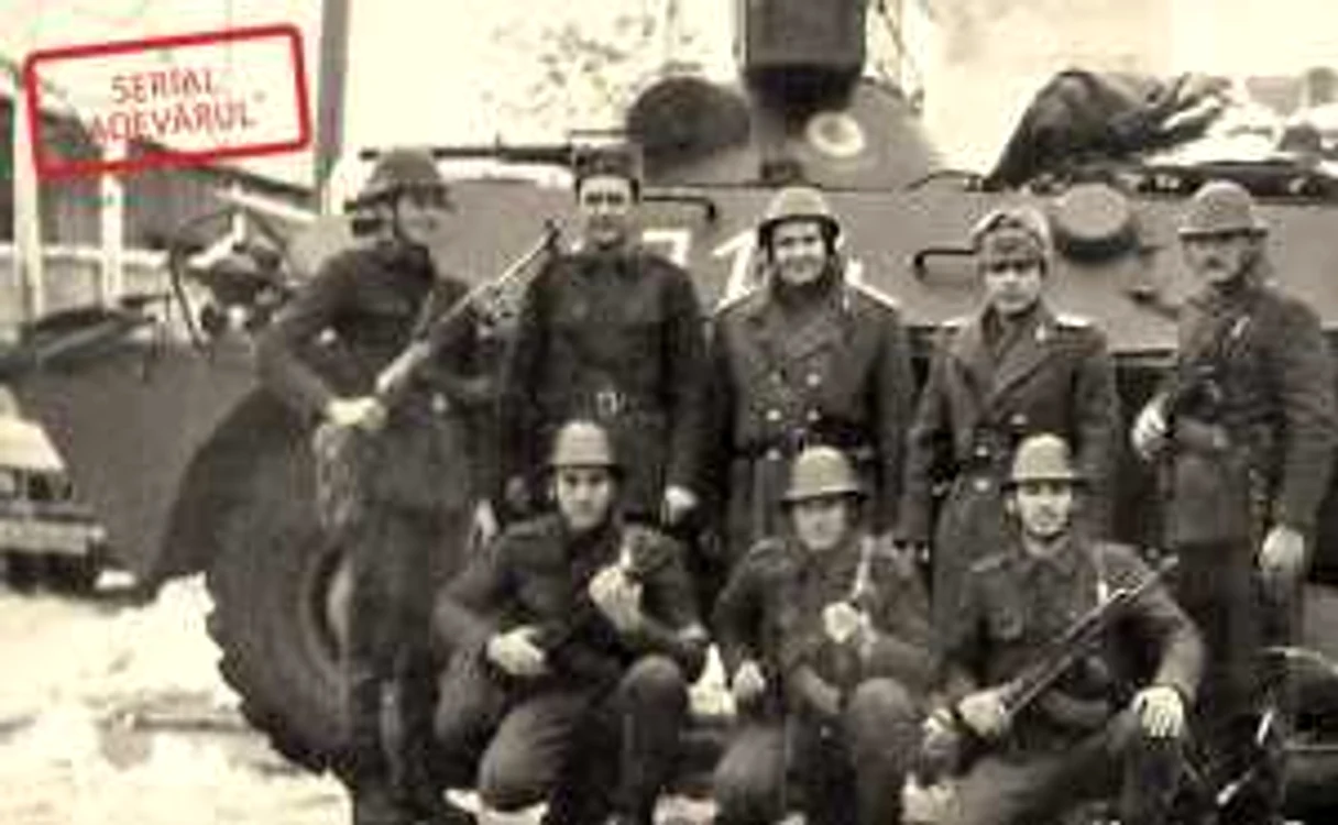 Militari de la UM 01270 Focşani, în decembrie 1989