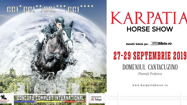 Karpatia Horse Show deschide drumul către Jocurile Olimpice de la Tokyo 2020 Spectacolul unic al echitației de top mondial revine pentru a VI a Ediție la Domeniul Cantacuzino de la Florești jpeg