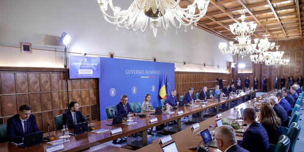 Prima ședință a guvernului Marcel Ciolacu. FOTO Inquam Photos / Octav Ganea