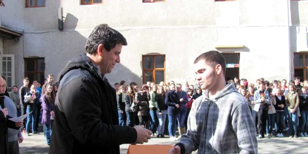 Olimpicii au fost premiaţi înainte de concurs de primarul Zalăului