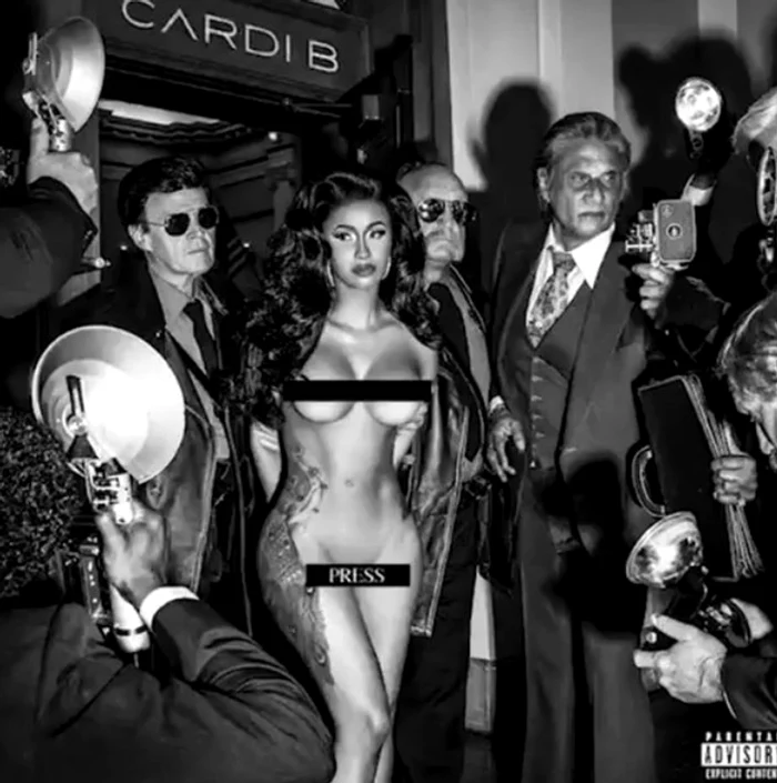 Cardi B a renunţat la haine pentru a-şi promova noul albun 