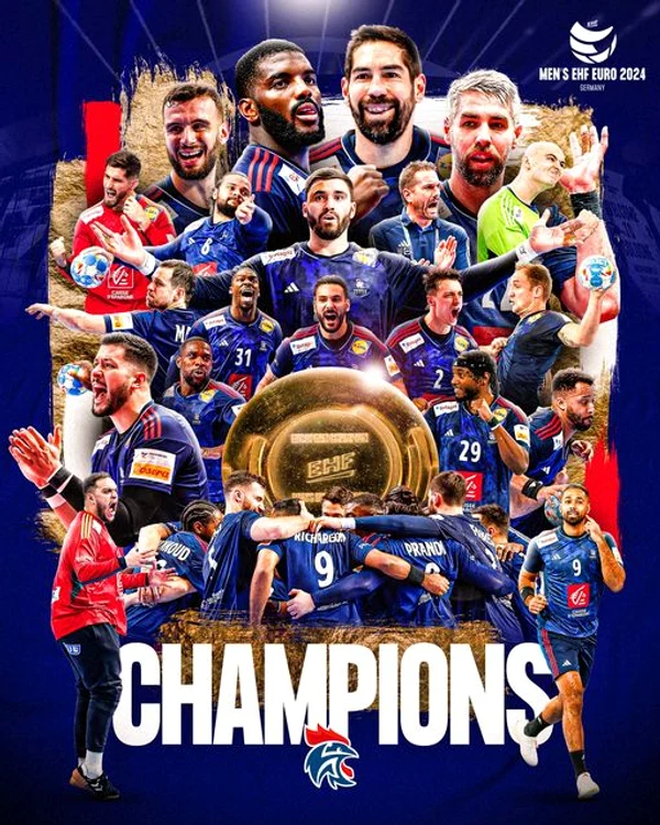  Franţa câștigătoare FOTO: EHF European Handball Championship - Facebook/ehfeuro