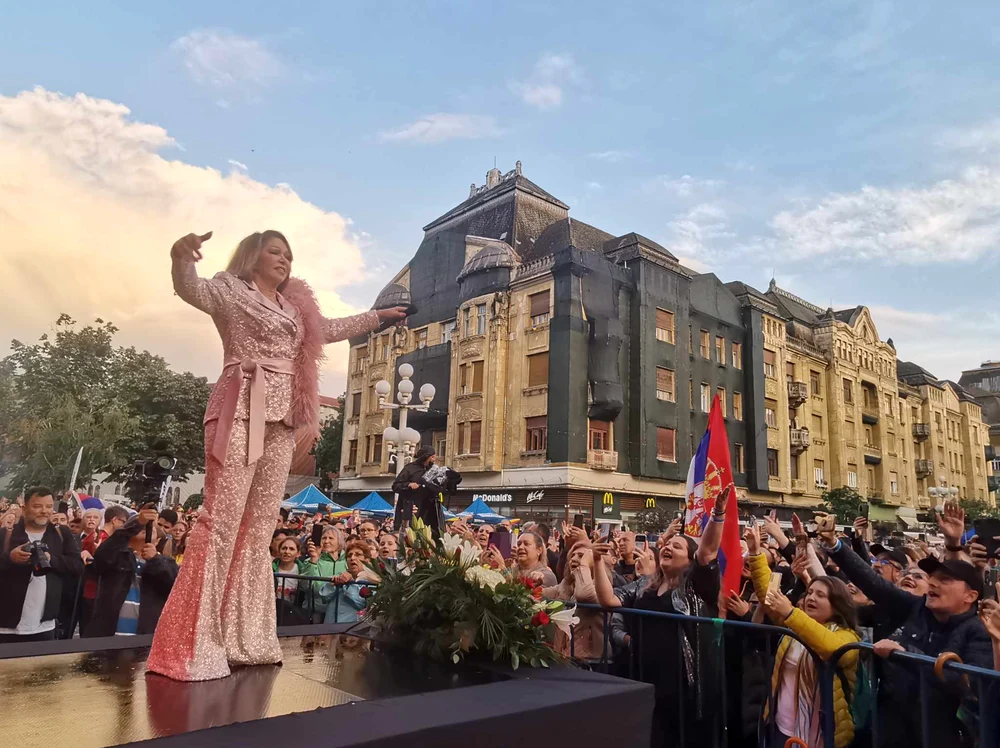 Neda Ukraden la Banaton Festival din Timișoara FOTO Ștefan Both 