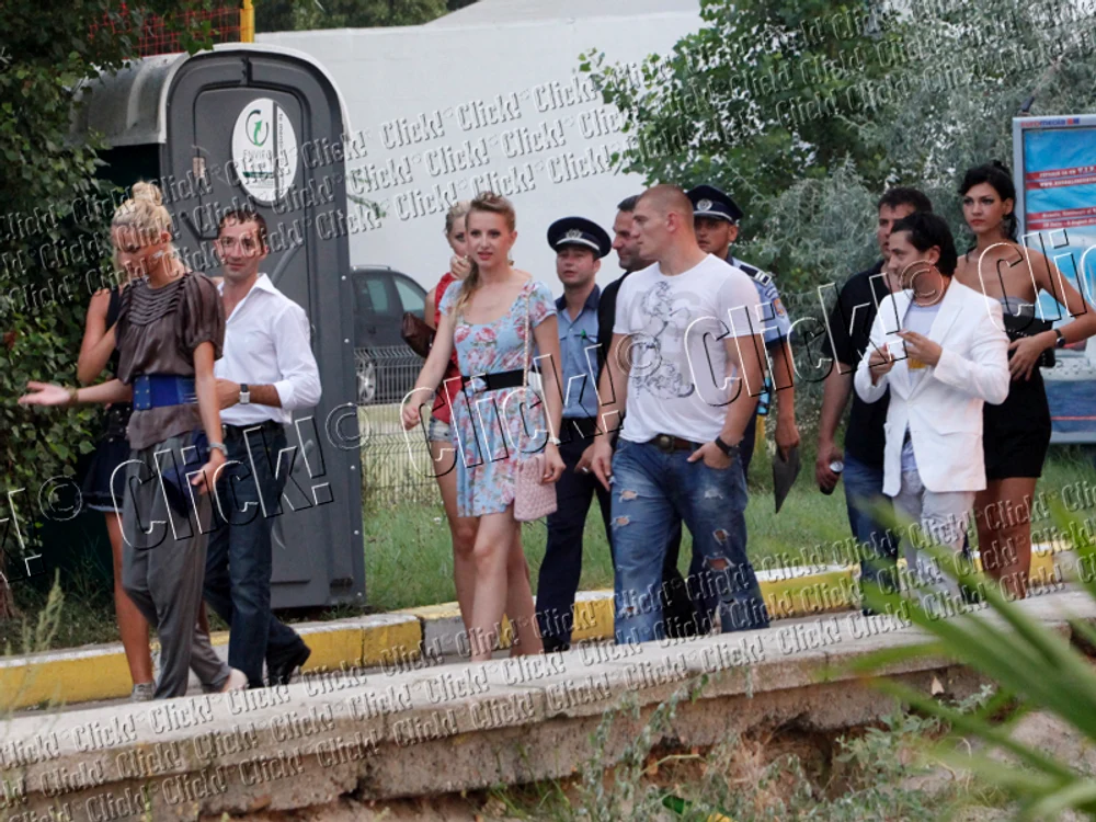 Cătălin Moroşanu s-a distrat în clubul din Mamaia.
