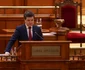 Şedinţa solemnă comună a Camerei Deputaţilor şi Senatului consacrată depunerii jurământului de către preşedintele ales al României, Nicuşor Dan, la Palatul Parlamentului din București. FOTO Inquam Photos / George Călin