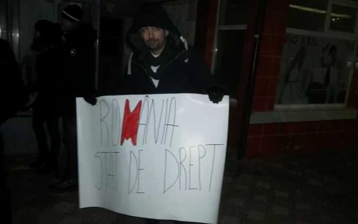 Proteste şi la Slobozia FOTO: Mădălin Sofronie