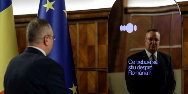 ION, consilier cu inteligență artificială la Guvern, vorbește cu premierul Ciucă | Foto Inquam Photos / Octav Ganea