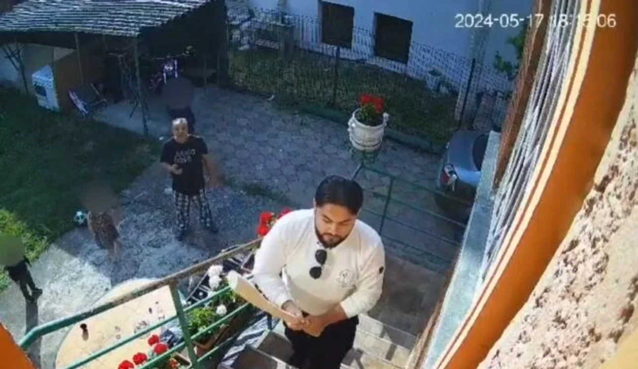 O familie din Timișoara terorizată de vecini. Foto: captură video.