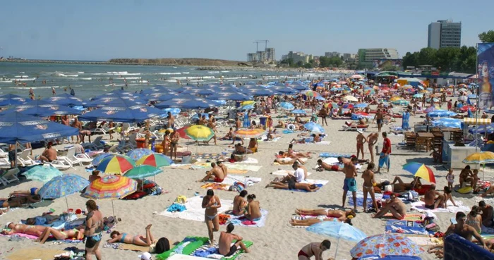 Conflict pe o plajă din Mamaia FOTO: ARHIVA