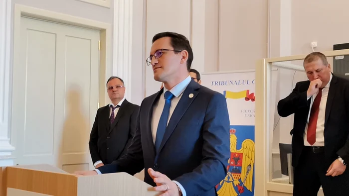 Judecătorul Alin Ene a precizat câte instanțe funcționează cu un singur judecător FOTO: A.M.