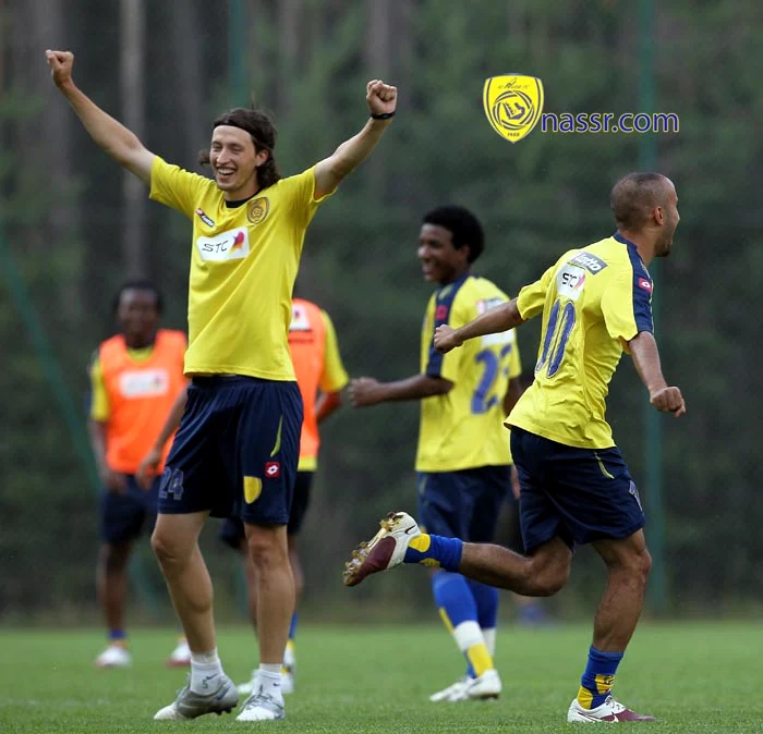 Ovidiu Petre a marcat de două ori pentru Al Nassr în campionatul saudit. Foto: Al Nassr.com