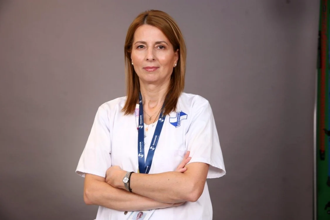 Cornelia Preda, şefa Secţiei Neonatologie din cadrul Spitalul Clinic SANADOR. FOTO: SANADOR