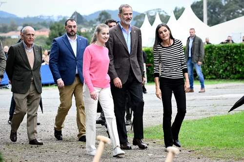 Prințesa Leonor, Regina Letizia, Regele Felipe