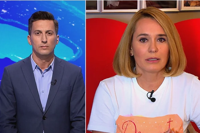 
    Andreea Esca i-a acordat un interviu colegului ei, Cosmin Stan, în care lămurește toate întrebările legate de povestea Covid-19foto: PRO TV  