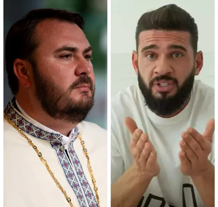 Părintele vicar Ionuț și Ghibanu și Dorian Popa