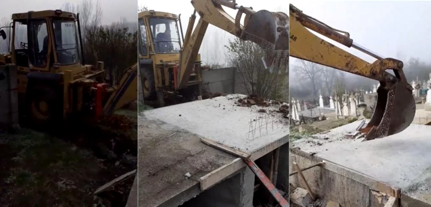 preotul care darama cavoul construit ilegal