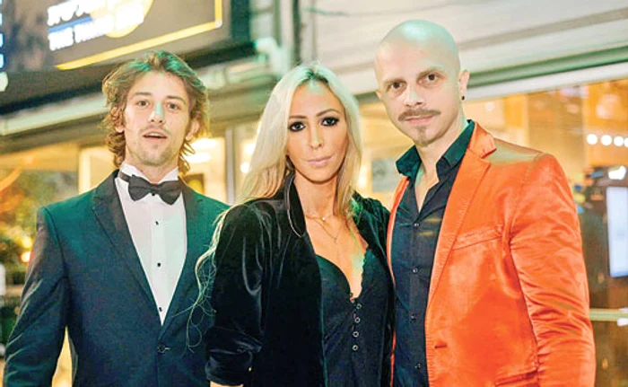 Paul Diaconescu, Julia Levy-Boeken și Cristian Balint pe covorul roșu, în Israel