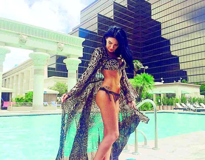 Adelina Pestriţu s-a răsfăţat în Las Vegas